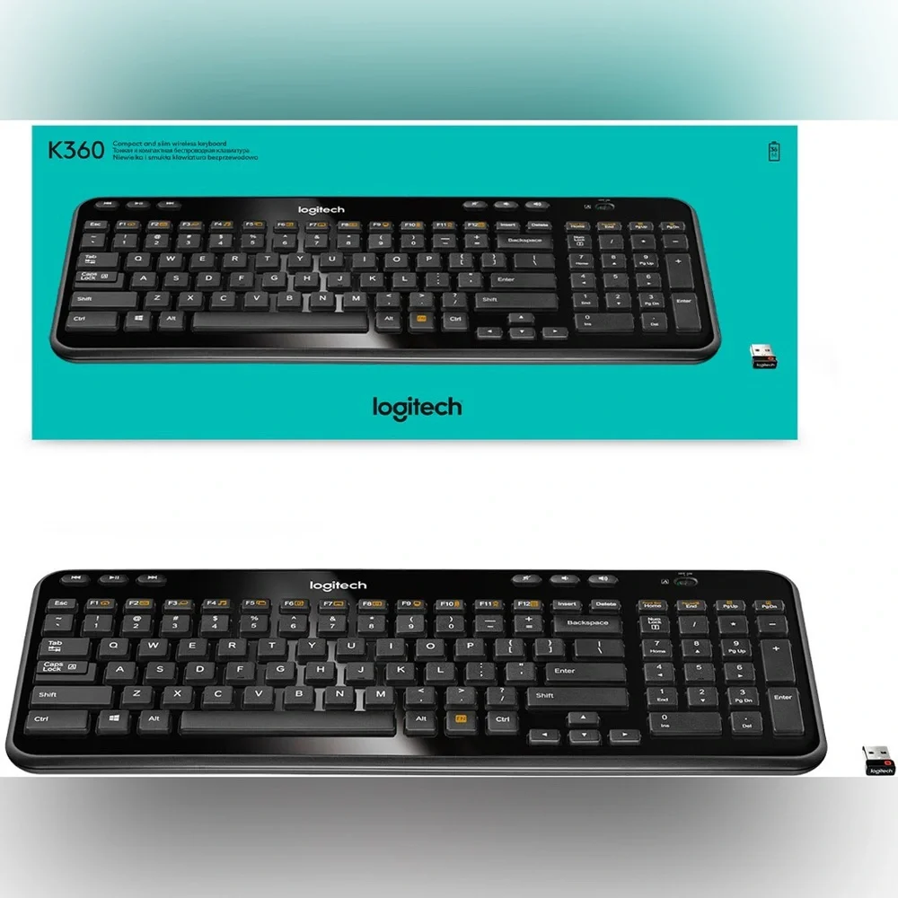 Logitech Wireless Keyboard - Picture 1 of 2